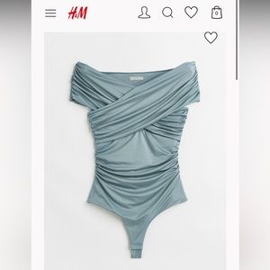 Brand New H&M Off the Shoulder Bodysuit